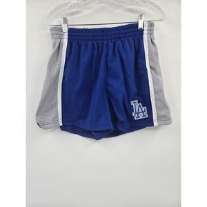Los Angeles Dodgers Jump Shorts Womens M Mitchell & Ness Royal Blue Mesh Pockets